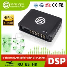 Sennuopu DP X10 Car Audio 4 Ch Amplificatore di potenza 8 canali Processore Dsp Bluetooth Amp Equalizzatore Amplificador Automotivio Sound