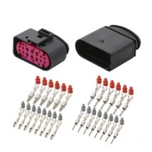 1/5/10/20/Sets 14 Pin Automobile Xenon Headlight Lamp Connector Socket Housing 1J0973837 1J0973737 For Audi VW Golf MK6 Skoda