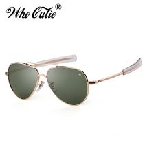 , DIE CUTIE Amerikanischen Optische Sonnenbrille Männer Marke Designer Hohe Qualität Gold Rahmen Sunnies AO Pilot Sonnenbrille Männlichen Shades OM288