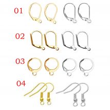 20 Teile/los Edelstahl Französisch Ohrring Verschlüsse Haken Männer Frauen DIY Komponenten Für Ohr Schmuck, Die Entdeckungen Nicht Allergisch