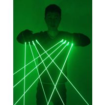 532nm Green Laser Gloves Coarse Beam Laser Cannon Props for LED Stage Costumes Show