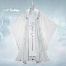 Exquisite Stickerei Unisex Cosplay Kostüm Mo Dao Zu Shi Lan Wangji Cosplay Anime Großmeister Von Dämonische Anbau Kleidung