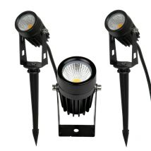 3W 5W LED COB Garten Rasen Lampe Outdoor LED Spike Licht Wasserdichte Beleuchtung Led Licht Garten Weg Strahler AC110V 220V DC12V24V