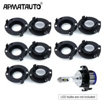 10Pcs H7 Für Led-lampen Scheinwerfer Halter Umwandlung Licht Adapter Lampe Basis Für KIA K6 2016/Hyundai/Tucson
