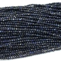 Veemake Blue Sapphire Faceted Small Round 06725