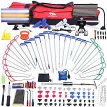 PDR Kit di strumenti per la riparazione di ammaccature per auto Linea LED Pannello di porco Martello di gomma Pompa Cuneo Rimozione ammaccature Sollevatore Riscaldatore a induzione Strumento manuale