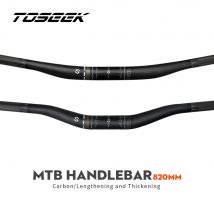 TOSEEK Fahrrad Lenker Carbon BIN DH MTB Lenker 820mm Off-road Verlängerung Schlucken Förmigen Lenker