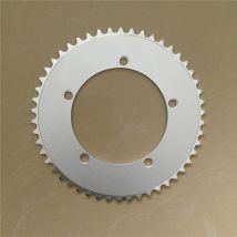 Track Bike Kettenblatt Fixed Gear Fahrrad Kettenring 130 MM BCD 44T 46T 48T 50T 52T 53T Fixie Singlespeed Kettenblatt Silber