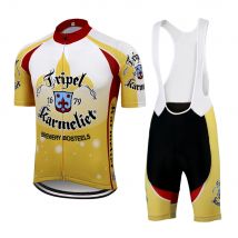 Herren-Radtrikot-Set, atmungsaktiv, mit Multi-Gel-Pad, für MTB, Sommer, 2020