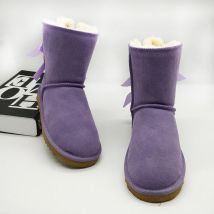 2022 mitte Wade Stiefel Marke Frauen Schnee Stiefel Echtem Rindsleder Wasserdichte Winter Stiefel