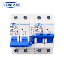 2P + 2P MTS TOMZN AC Doble potencia Interruptor de Transferencia Manual Disyuntor MCB 50HZ/60HZ