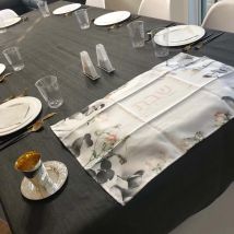 40X60cm AliPicks Challah Cover 37X44cm (14.5X17.3inch) For Shabbat With The Words In Hebrew