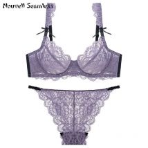 Nouvelle Nahtlose Frauen Sexy Dessous Spitze Unterwäsche Bh Set Frauen Bhs Set A B C D E Tasse