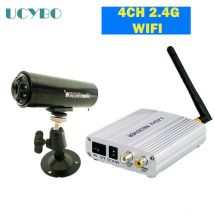 2,4 GHZ Wireless kamera video audio cctv sicherheit system WIFI empfänger sender im freien