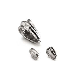 5 pz/lotto Ciondolo In Acciaio Inox Pizzico Bail Catenacci Collana Ganci Clip Connettore Per Creazione di Gioielli Risultati Accessori FAI DA TE