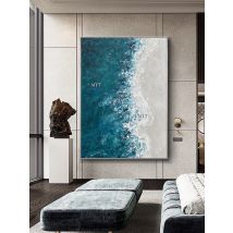 Abstract Knife 3D Wave Pictures Home Decor Wall Art Hand Painted Flowers Oil Painting on Canvas Handmade Floral Paintings