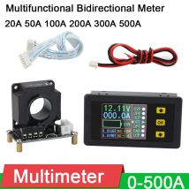 DC 90V 0-500A Lithium-Batterie Ladung Entladung Monitor 100A 200A Amperemeter Voltmeter Kapazität Power Zeit Digital Spannung Strom