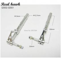 D12,7 mm Anti-Vibrations-Fahrwerk aus Aluminiumlegierung, Metall-Stoßdämpferfuß, geeignet für