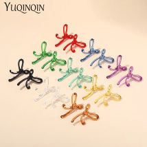 Acryl handgemachte Vintage baumeln/Tropfen Ohrringe für Frauen Modeschmuck Punk lange Ohrringe koreanische Harz große süße Ohrring schwarz