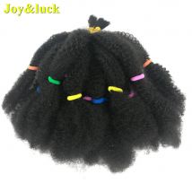 Joy & luck 2PC 20 Stränge Kurze Afro Verworrene Lockige Häkeln Flechten Synthetische Ombre Haar Extensions für Afrikanische Frauen geflecht