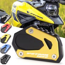 2021 Modifiziertes Zubehör Ständerverlängerungsplatte Rot für Suzuki V Strom 1050 V-Strom 1050 XT V Strom 1050 1050XT 2019 2020 2021