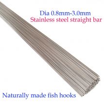 0.8/1.0/1.2/1.5/2.0/3 Stainless steel spring wire straight wire fish hook DIY handmade