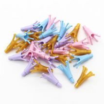 20pcs Moc Building Blocks Figure Crown with Bar Truncheon 25516 Creative Enlighten Bricks Classic Compatible Assembles Particles