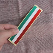 Universal Car Steering Wheel Strip Sticker Italy Hungary Nation Flag Decals Styling For Ferrari Abarth Maserati Alfa Romeo