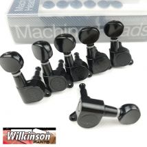 Wilkinson WJN-05 Electric Guitar Machine Heads Tuners Mini Oval Tuner for ST TL Black Tuning Pegs ( With packaging )