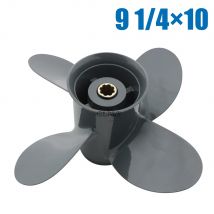Elica 4 pale 9 1/4X10 per fuoribordo Honda e Yamaha BF8D BF9.9D BF9.9 BF15A BF15D BF20 8 scanalature 58134-ZV4-010AH