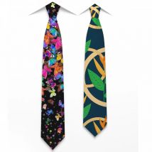 Mode Krawatten für Männer 8 cm Lustige Herren Harajuku Gedruckt Polyester Krawatten Gravata Mann Hochzeit Krawatten Hemd Zubehör 8S-LD49