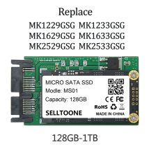 128GB 256GB 512G MicroSata SSD Für HP 2740p 2730p 2540p IBM x300 x301 T400S t410S Ersetzen MK1229GSG MK1629GSG MK2529GSG 1.8 "HDD