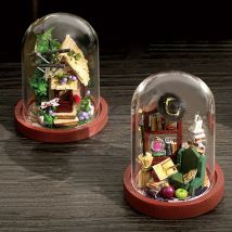 Cutebee DIY Puppenhaus Holz Puppe Häuser Miniatur Puppenhaus Möbel Kit Spielzeug für Kinder Neue Jahr Weihnachten Geschenk Casa