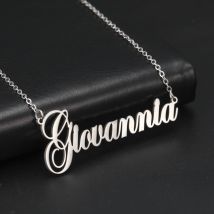 Collana con nome personalizzato Sipuris Collana girocollo dorata personalizzata in acciaio inossidabile per donna Uomo Gioielli personalizzati Regali per matrimoni