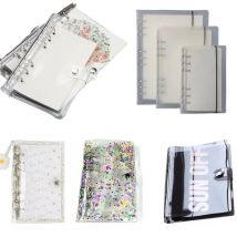 Tagebuch 2025, A5, A6, Laser, transparent, Notizbuch, Planer, Organizer, Binder, Bücher, Tagebuch, Spirale, persönliche klare Hülle