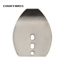 COUNTBASS 50 Stück 4 Größen Schwimm-Jig-Klinge, Edelstahlklinge, DIY-Vibrationsvorrichtungen, Casting Wobble Fishing Jig Lure