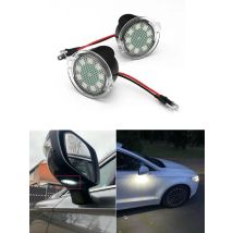 Led Side Under Mirror Puddle Light For Ford F-150 Expedition Explorer Edge Flex Fusion Taurus X Lincoln Mercury Signal Lamp Auto