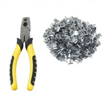 1Set Huhn Wachtel Vogel Kaninchen Haustier Käfig Installation Und Reparatur Werkzeug Fangen Die Klemme Zange Bajonett Nagel 300 Nägel 1 zange