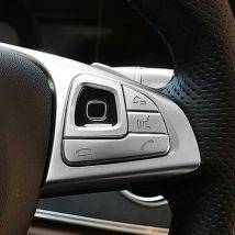 Auto Lenkrad Tasten Knopf Trim Abdeckung Aufkleber Auto Innen Zubehör Styling Für Mercedes Benz E Klasse W213 Taste Rahmen