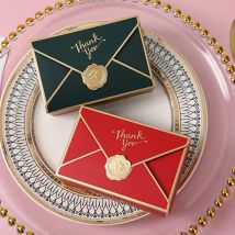 50 stücke Neue Einfache Kreative Bronzing Geschenk Box Verpackung Umschlag Form Hochzeit Süßigkeiten Taschen Geburtstag Party Kosmetische Verpackung Box