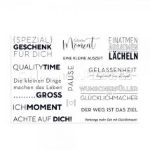 KLARE STEMPEL Deutsch DIY Sammelalbum Karte album papier handwerk silicon gummi roller transparent briefmarken 1207