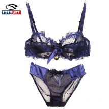 TOTRUST Spitze Bhs Für Frauen 2020 Sexy Ultra-Dünne frauen Transparente Bh Mode Fitness Top Unterwäsche Bh Dessous