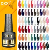 OXXI Neueste 60-Farben-Gellack für Nagelkunst, semipermanenter Lack, Gellak UV-LED-Lack, Hybrid für Maniküre, Emails, Gel-Lacke