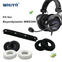 Ersatz Ohr Pads für Beyerdynamic MMX 300 MMX300 MMX-300 Headset Teile Leder Kissen Samt Ohrenschützer Headset Hülse Abdeckung