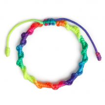 Rainbow Thread Braided Bracelets Handmade Tibetan Buddhist String Bracelet Adjustable Knot Bangles Women Men Friendship Jewelry