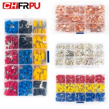 Verschiedene Isolierte Kabel Stecker Elektrische Draht U/O/Rohr-typ crimpen butting terminal auto teile kit Kombination box
