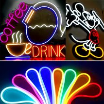 Waterproof LED Lights Flexible Neon Strip 12V Stripe 6*12mm Neon Flex Led 2835SMD DIY Colorful Ribbon Tape Light For Room Decor