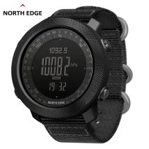 NORTH EDGE Herren-Sport-Digitaluhr, Stunden Laufen, Schwimmen, Militär, Armeeuhren, Höhenmesser, Barometer, Kompass, wasserdicht, 50 m