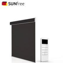 Individuelle Motorisierte Rollos mit staub abdeckung tageslicht und blackout stoff wiederaufladbare lithium-batterie und fernbedienung
