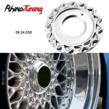 RhinoTuning 4 Stück 151 mm Auto-Radnabenkappen für RS005 RS006 # 09.24.038 Reifenfelgenabdeckung Schutz Dekorationen Autozubehör